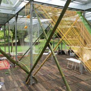 Slow Art Collective, ‘Leaf House Music’ installation